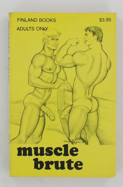 Muscle Brut1982 Finland Books FIN144 Star Distributors 150pg Vintage Gay Surfer Pulp Fiction PB197
