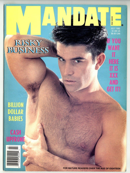 Mandate 1992 Kristen Bjorn, Jim Wigler 100pgs Lobo Studios Gay Pinup Magazine M23921