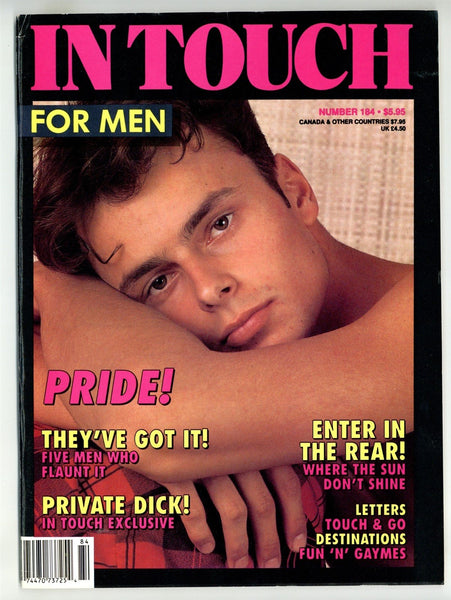 In Touch 1992 Ken Masters Max Bronner 100pgs Matt Miller Gay Pinup Magazine M23922