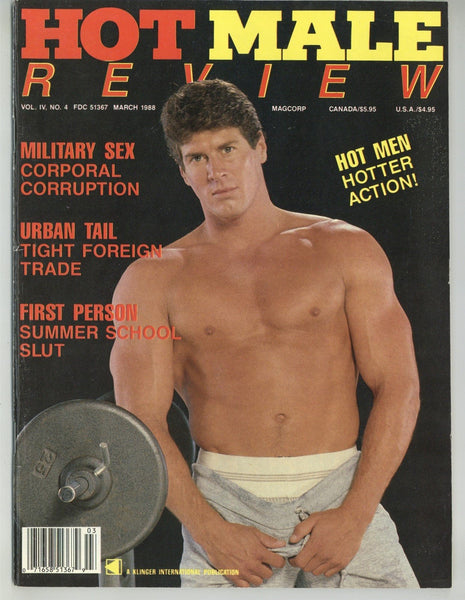 Hot Male Review HMR 1988 Klinger Jim Bentley, Le Salon, Tom Brock, Catalina 94pgs Marc Rebel Gay Pinup Magazine M23932