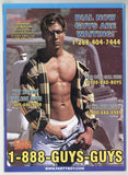 Unzipped Oct 1997 Paul Carrigan, Chad Knight 50pgs Gay Pinup Magazine M23934