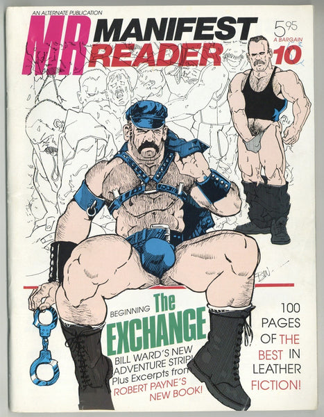 Manifest Reader #10 Alternate Pub 1989 Roy Dean, Tom Of Finland, Bill Ward 100pgs Gay Leather Magazine M23946