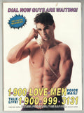 Inches 1990 Sergio Colucci Jim Montana 100p Bill Crane Gay Pinup Magazine M23950