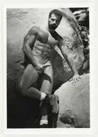 Chet O'Roark Sexy Stare 1998 Colt Studios Tanned Mountain Man 5x7 Jim French Gay Physique Photo J10682