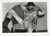 Chet O'Roark Sexy Stare 1998 Colt Studios Cigar Smoking Hot Beefcake Leather 5x7 Jim French Gay Physique Photo J10683