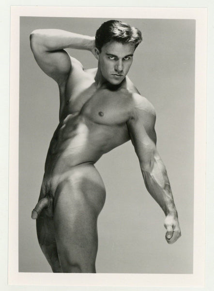 Roger Price 1994 Colt Studios 5x7 Jim French Serious Stare Buff Beefcake Gay Photo J10685