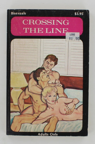 Crossing The Line 1987 Star Distributors ACDC154 Bisexuals Series 156pg Vintage Married Gay Pulp Fiction PB206