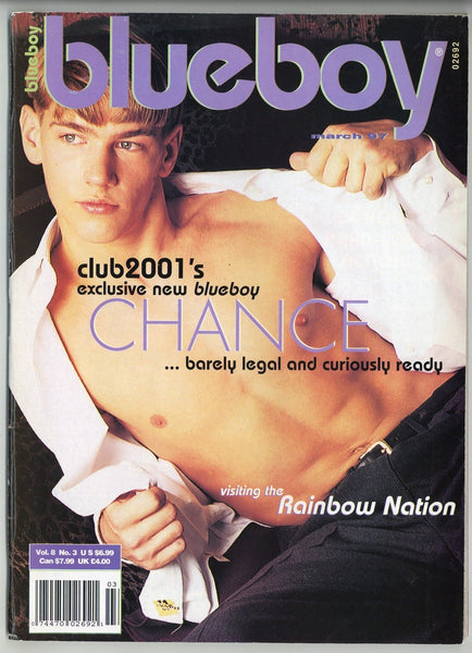 Blueboy V8#3 Corey Miles 1997 Rod Berry, Erik Knight 116pgs KC Hart Gay Magazine M24161
