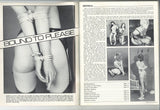 Bound To Please V2#10 Serena The Leggy Blond Damsel 1977 Vintage BDSM Magazine 64pgs House Of Milan Female Bondage M23986