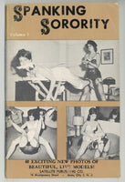 Spanking Sorority V1#1 Vintage Lesbian Domination Magazine 1962 Eric Staton, Satellite Publishing 64pg BDSM Femdom Girl Catfight Wrestling M24044