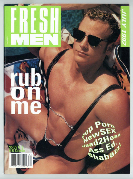 Freshmen July 1992 Adam Wilde, Andrew Valentino, Shabazz 84pgs Marc Reynolds, Derek Powers Gay Pinups Magazine M24089