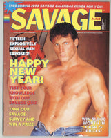 Savage Male 1995 Mark Montana Rip Stone 98pgs Cal Decker Catalina Gay Pinup Magazine M24097