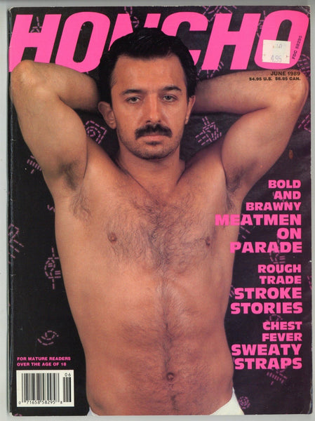 Honcho June 1989 Naavkke, Eric Blaine, Cityboy 98pgs Terry Studio Gay Leather Magazine M24104