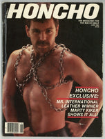 Honcho June 1982 Marty Kiker Mr Leather, John Preston 82pgs Zeus, Don Lawrence, Bissones Gay Leather Magazine M24105