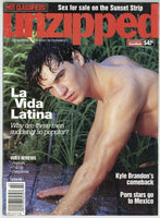Unzipped 1999 Kyle Brandon Addison Scott 50pgs Latinas Gay Pinup Magazine M24217