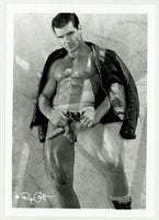 Kevin Ritchie 1997 Rip Colt Studios Serious Stare Leather Bad Boy 5x7 Jim French Gay Physique Photo J10741