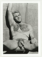 Rowdy Nash 1997 Colt Studios Tank Top Smiling 5x7 Jim French Gay Physique Nude Photo J10750