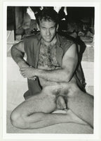 Rowdy Nash 1997 Colt Studios Flirty Hairy 5x7 Jim French Gay Physique Nude Photo J10751