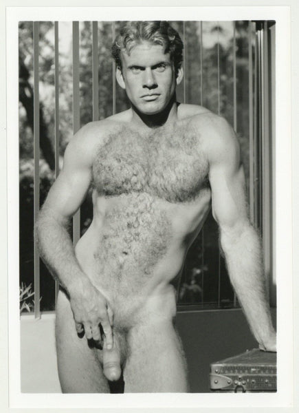 Rowdy Nash 1997 Colt Studios Sexy Stare Hairy Beefcake 5x7 Jim French Gay Physique Nude Photo J10757