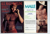 Male Pictorial 1992 Rick Masters, Pete Sinay 68pg Dave Skeffington Gay Magazine M24075