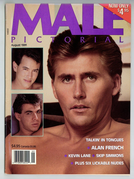 Male Pictorial 1991 Alan French Kevin Lane Skip Simmons 84pg Gay Magazine M24270