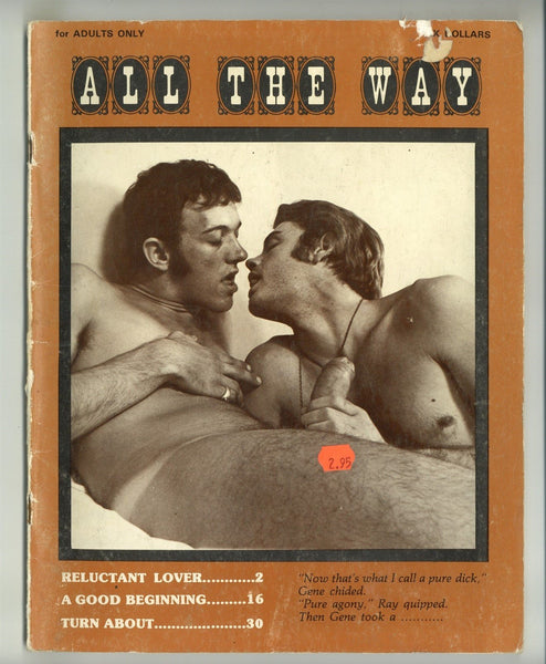All The Way 1977 Timberwood Studios 48pgs Hippies Hardcore Sex Gay Magazine M24306