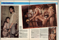 Cinema Blue 1984 Hudson Communications Taija Rae 10p, Kristina Barrington 100pgs Erotica Film Magazine M24334
