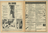 All Man 1975 E-Go Enterprises Lesbians Interracial Pinup Models 84pgs Magazine M24337