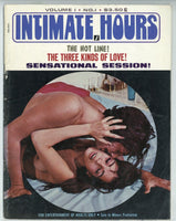 Intimate Hours V1#1 Jaybird Enterprises 1970 Beatnik & Hippie Couples 64pg Vintage Lesbian Sex Magazine M24345