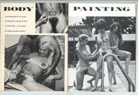 Nude Contact V1#1 Body Painting 1969 Swinger Hippie Couples 60pgs Vintage Beatnik Erotica Magazine M24371