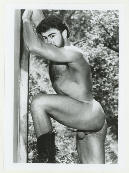 Mike Pereyra 1989 Colt Studio Sexy Playful Bubble Butt Boots 5x7 Jim French Gay Nude Photo J10818