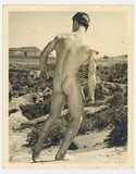 Pat Burnham 1950 Buff Hunk Ass Bottom Beefcake Western Photography Guild 5x4 Don Whitman Gay Physique Photo Q8592