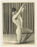 Pat Burnham 1950 Trim Toned Beefcake Western Photography Guild 5x4 Don Whitman Physique Gay Photo Q8598