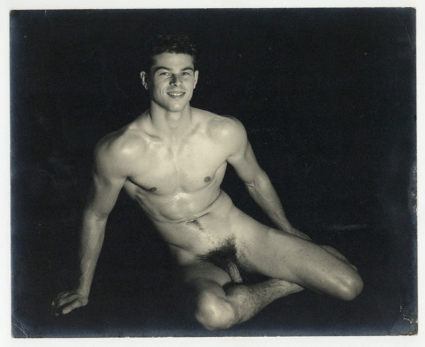 Zaro Rossi 1953 Smiling Beefcake Dave Martin 8x10 Physique Nude Gay Photo J10901