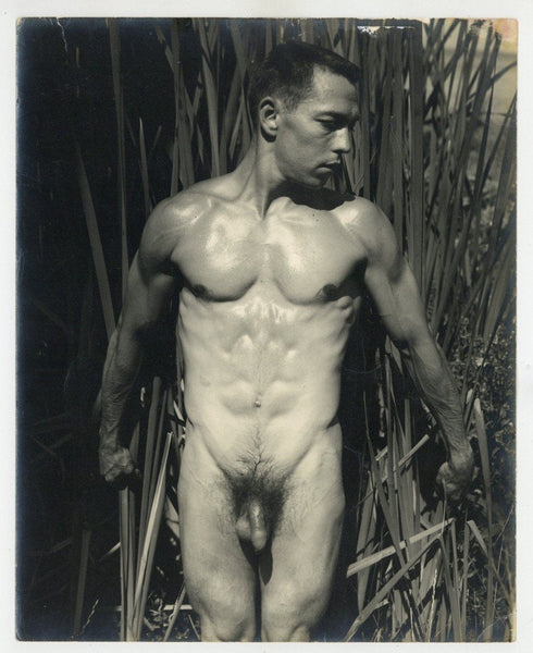 Vern Richards 1953 Serious Beefcake Dave Martin 8x10 Physique Gay Photo J10904