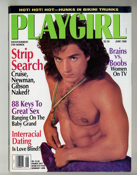 Playgirl 1990 Robert Baker Greg Scott 100pgs Joey Ferrara Gay Magazine M24404