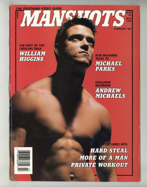 Manshots 1991 Michael Henson Michael Parks 84p William Higgin Gay Magazine 24431