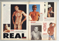 Playgirl 1991 Don Masters, Peter Romero 100pgs Gay Pinup Magazine M24436