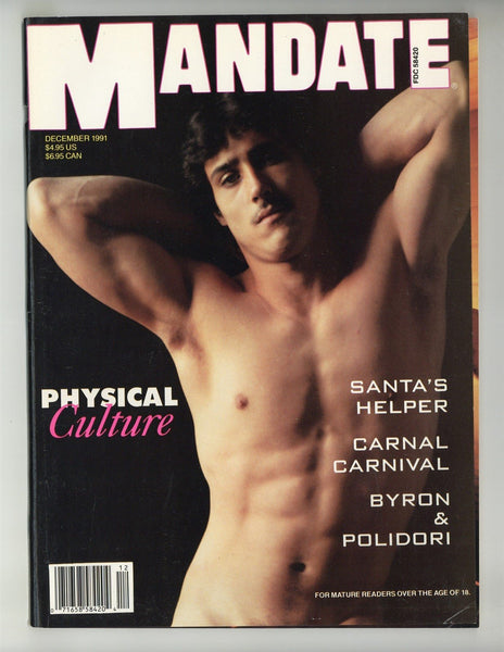 Mandate 1991 Lobo Studios, Derek Powers 98pgs Cityboy Gay Pinup Magazine M24441