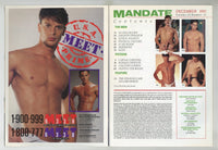 Mandate 1991 Lobo Studios, Derek Powers 98pgs Cityboy Gay Pinup Magazine M24441