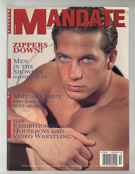 Mandate 1995 Bob Beck, Jake Andrews 100p Marcus Taylor Gay Pinup Magazine M24448