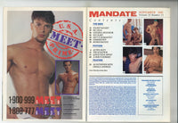 Mandate 1991 Kristen Bjorn, Roberto Roma 98pgs Cityboy Gay Pinup Magazine M24449