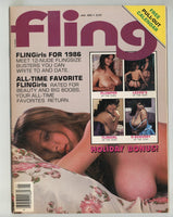 Fling Magazine 1986 Mary Waters, Arlene Bell, Roberta Pedon, Penny Ellington 80pg Big Boobs Large Breasts M24481