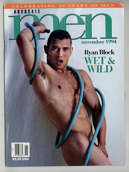 Advocate Men 1994 Ryan Block, Hugh Davis 90pgs Scott Bond Gay Magazine M24412