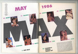 Max 1986 Beautiful Big Hair Girls 100pg Glamour Porn Magazine M24540