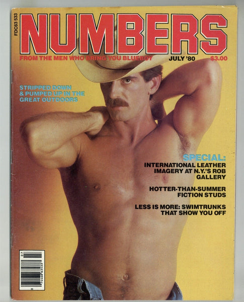 Numbers 1980 Steven Arnold, Mapplethorpe 96pgs John Preston Gay Magazine M24558