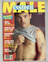 Male Insider 1987 Brad Taylor, Cody Richards, Frank Petrie 84p Gay Magazine M25381