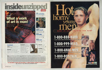 Unzipped 1999 Cole Tucker Austin Black 50pgs Tanner Hayes Gay Magazine M24630