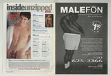 Unzipped 1999 Kyle Brandon Mark Kroner 50pgs Addison Scott Gay Magazine M24631