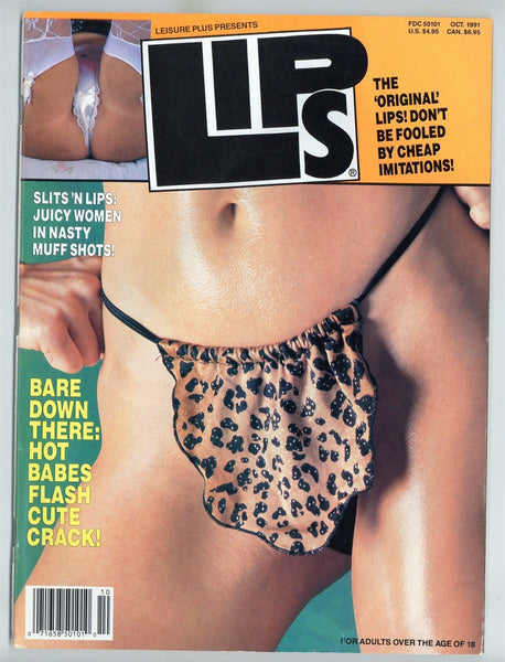 Lips Magazine 1991 Christy Michaels, Amanda Sirens, 100pgs All Porn Stars Showing Pink M24711